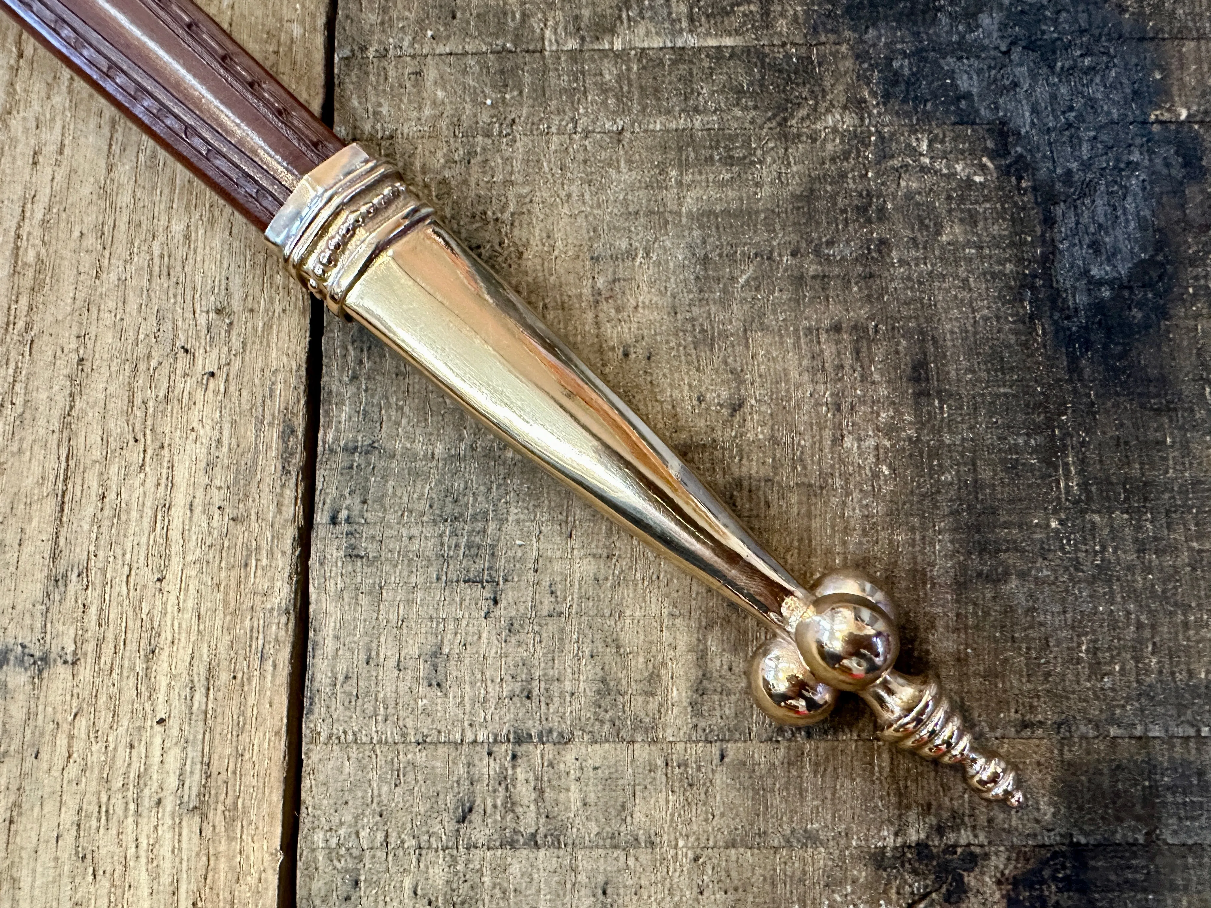 15thC wood and copper rondel - IN STOCK