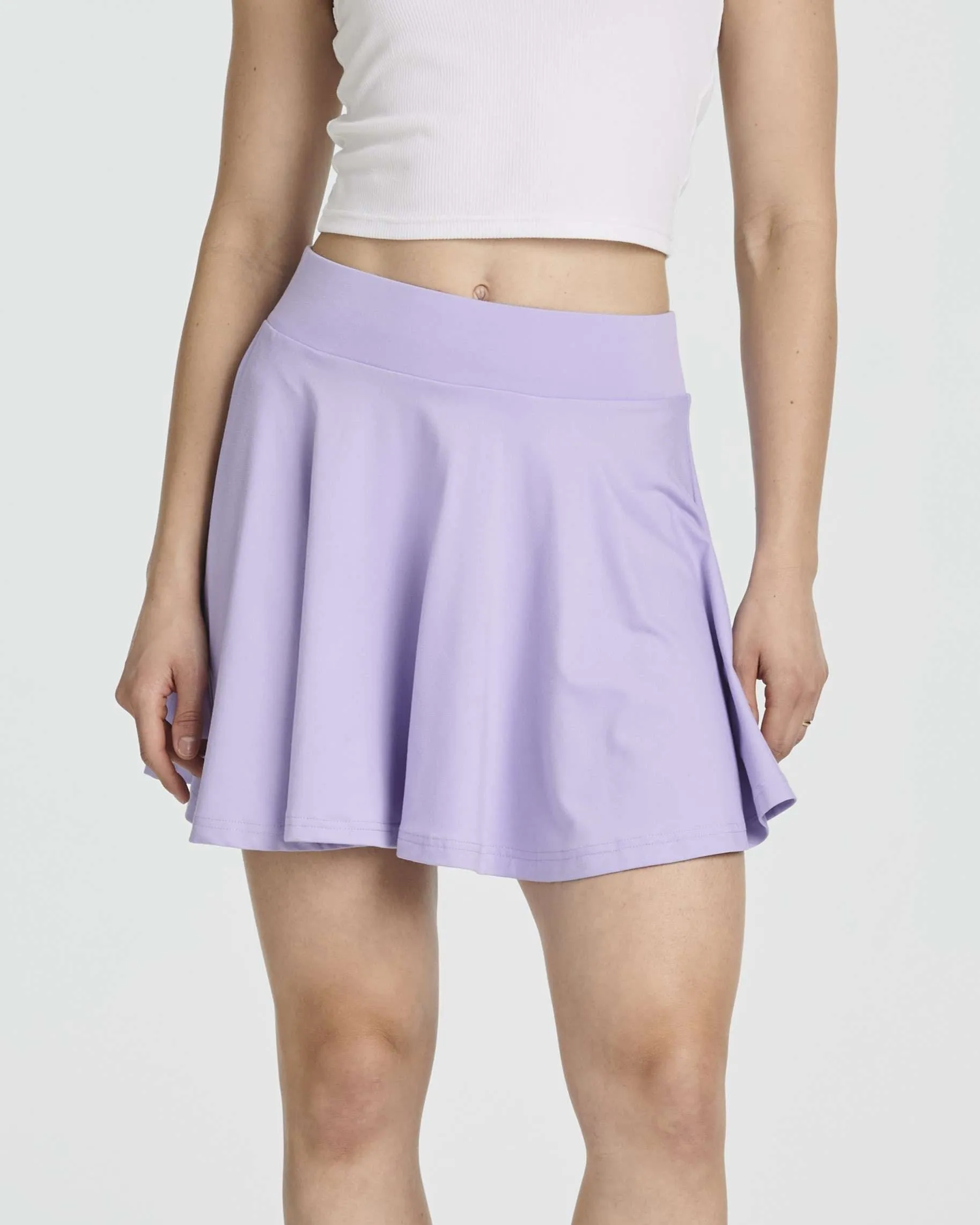 4 Pack: Women's Soft Casual Pleated Mini Skirt (Available in Plus Size)