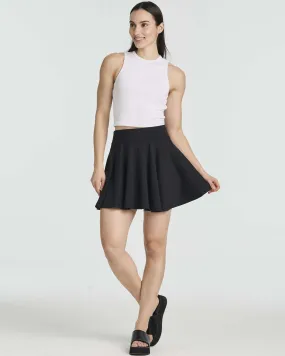 4 Pack: Women's Soft Casual Pleated Mini Skirt (Available in Plus Size)