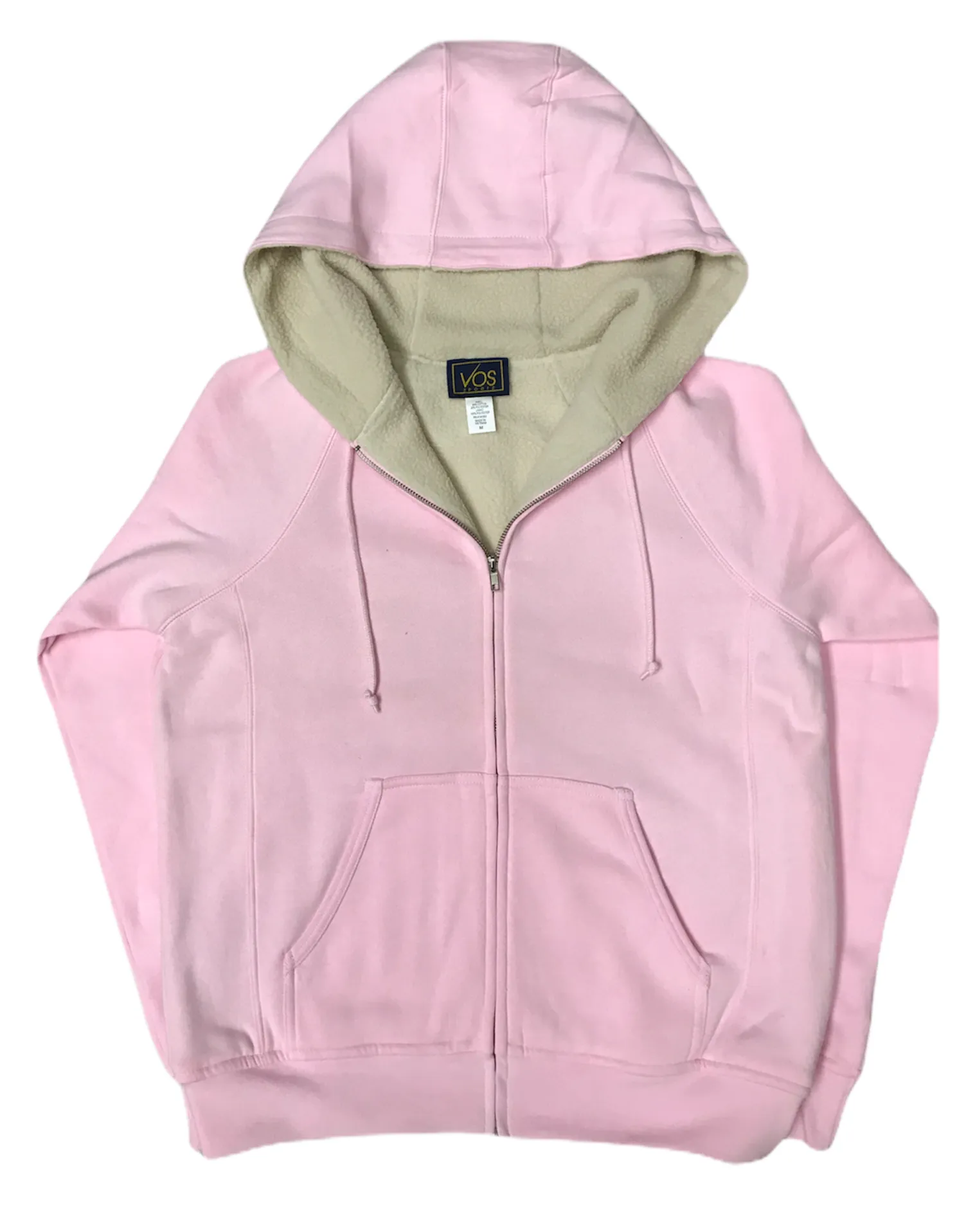 #6025 Ladies Hoodie Full Zipper Sweatshirt Sherpa Lining
