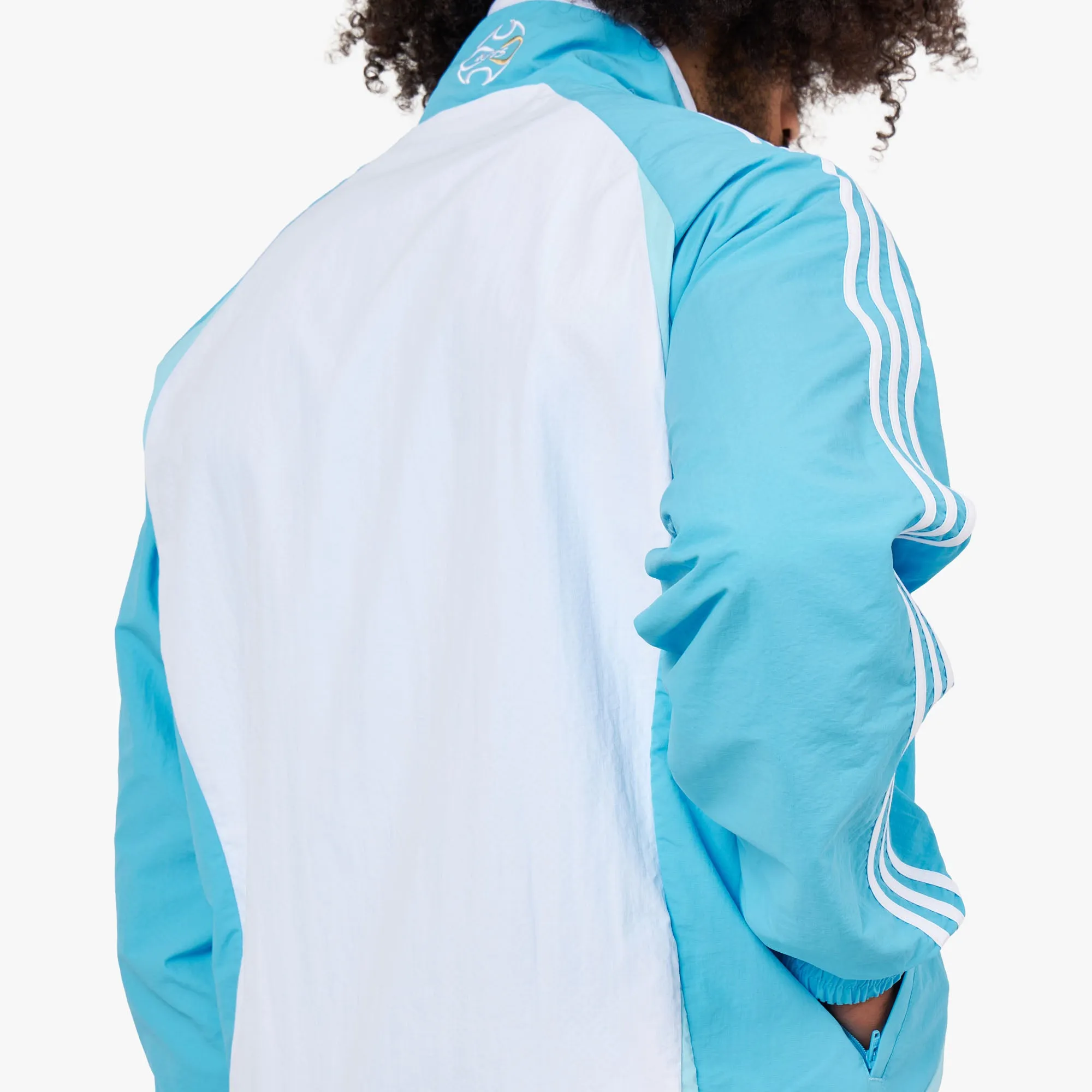 adidas Originals x NTS Radio Track Top Bliss Blue / Sky Blue - White