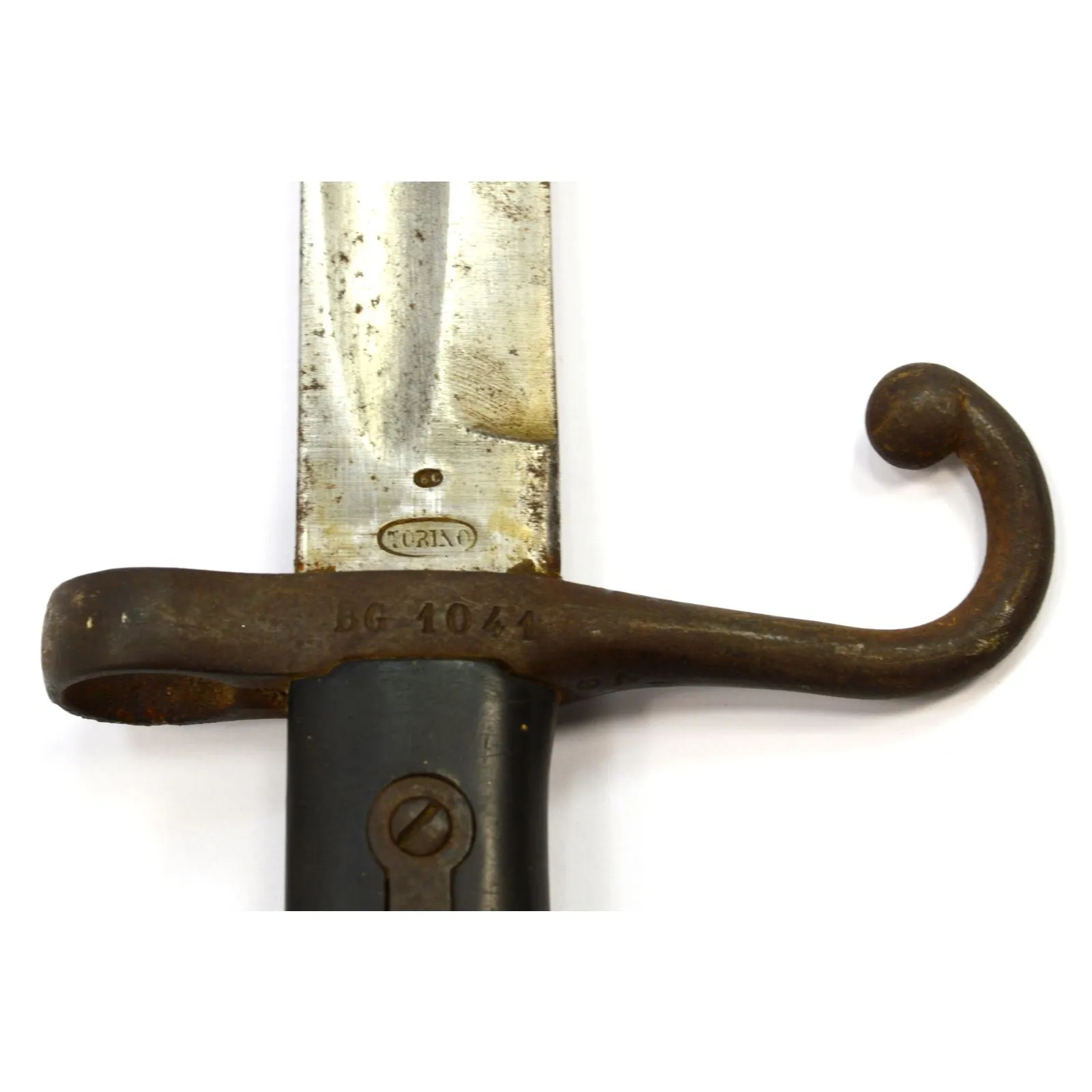 Antique TORINO M1871 SWORD BAYONET for VETTERLI-VITALI RIFLES Italian "BG 1041"