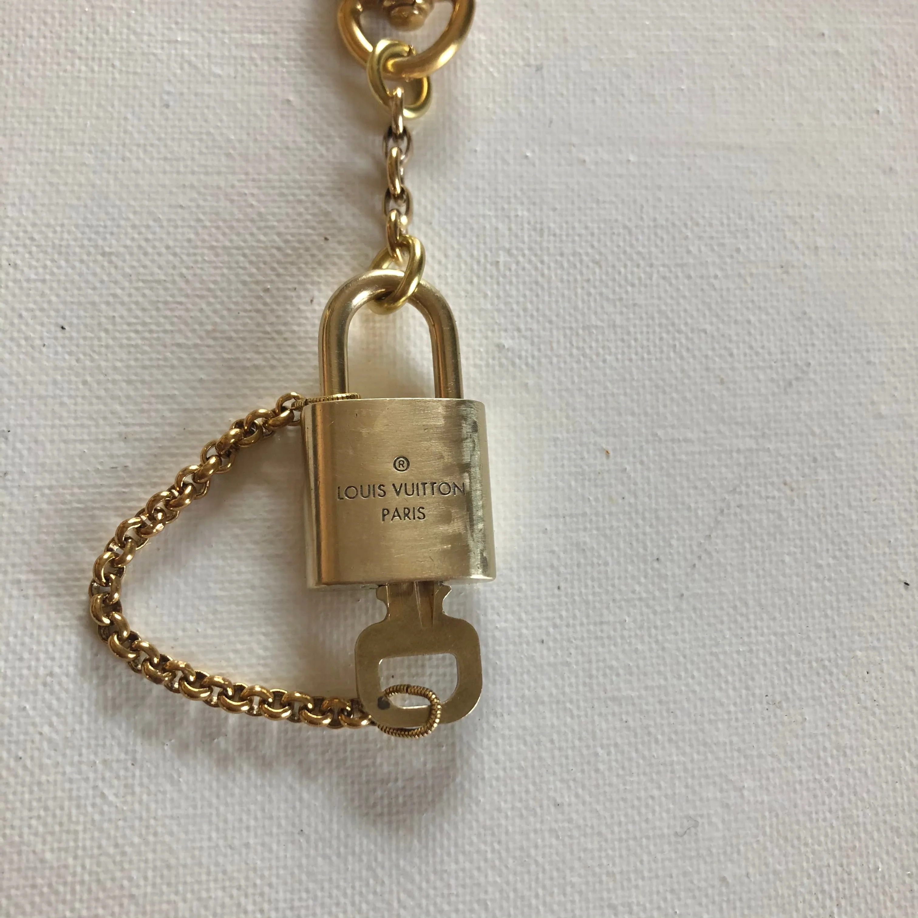 Authentic LV Padlock Purse Charm/Keychain