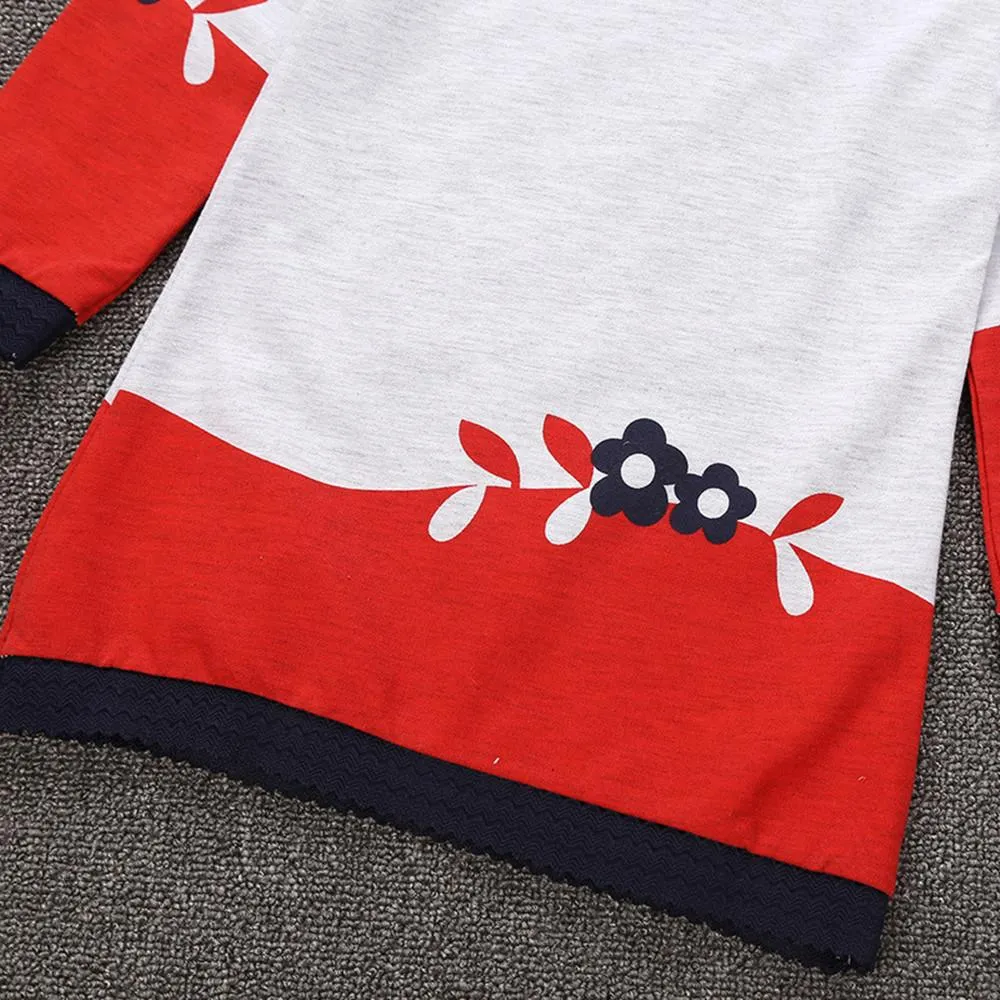 Autumn Toddler Girls Cartoon Print Dress Wholesale Girls Dress