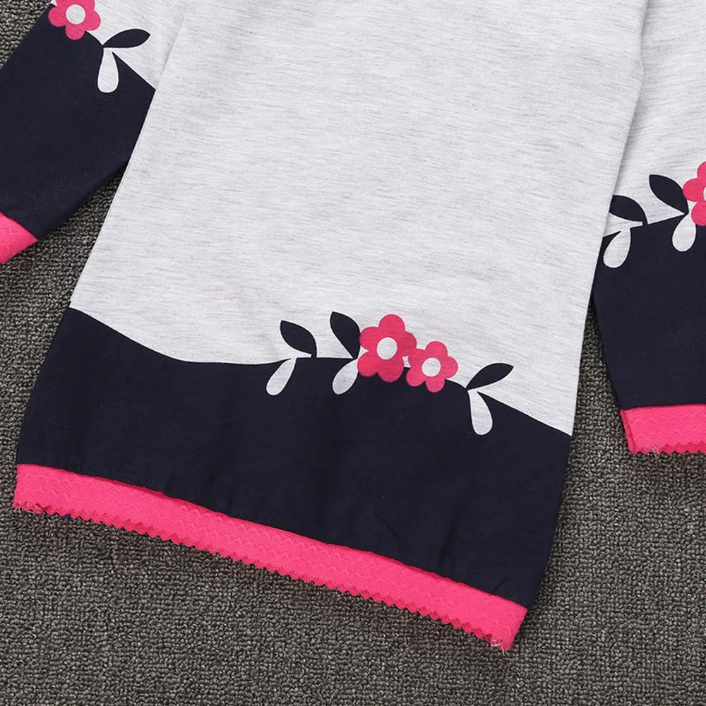 Autumn Toddler Girls Cartoon Print Dress Wholesale Girls Dress