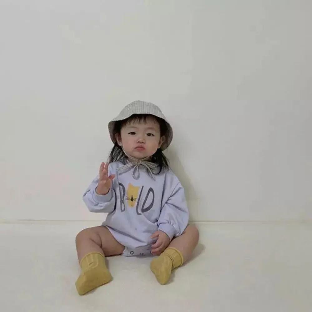 Baby Cartoon Romper Autumn Boys Bag Fart Clothes Girl Cotton Clothes Wholesale