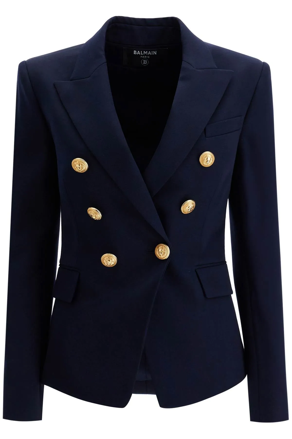 BALMAIN 6-button grain de poudre jacket