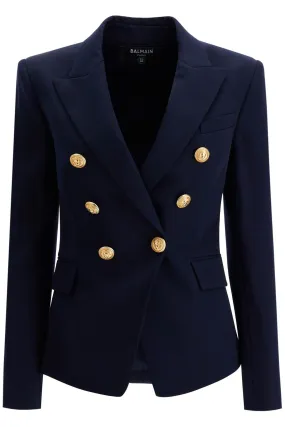 BALMAIN 6-button grain de poudre jacket