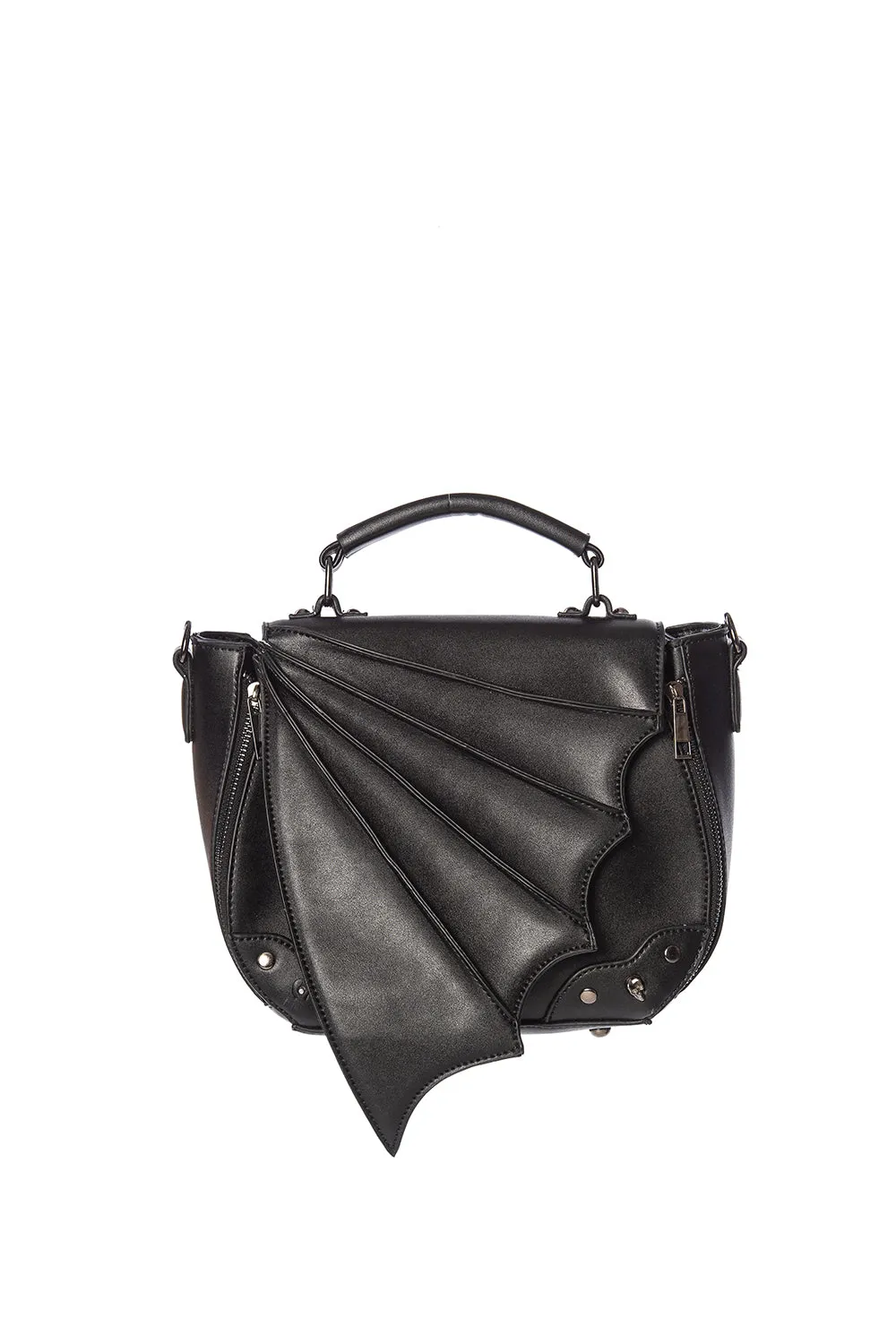Bat Gwendolyn Bag in Black by Banned