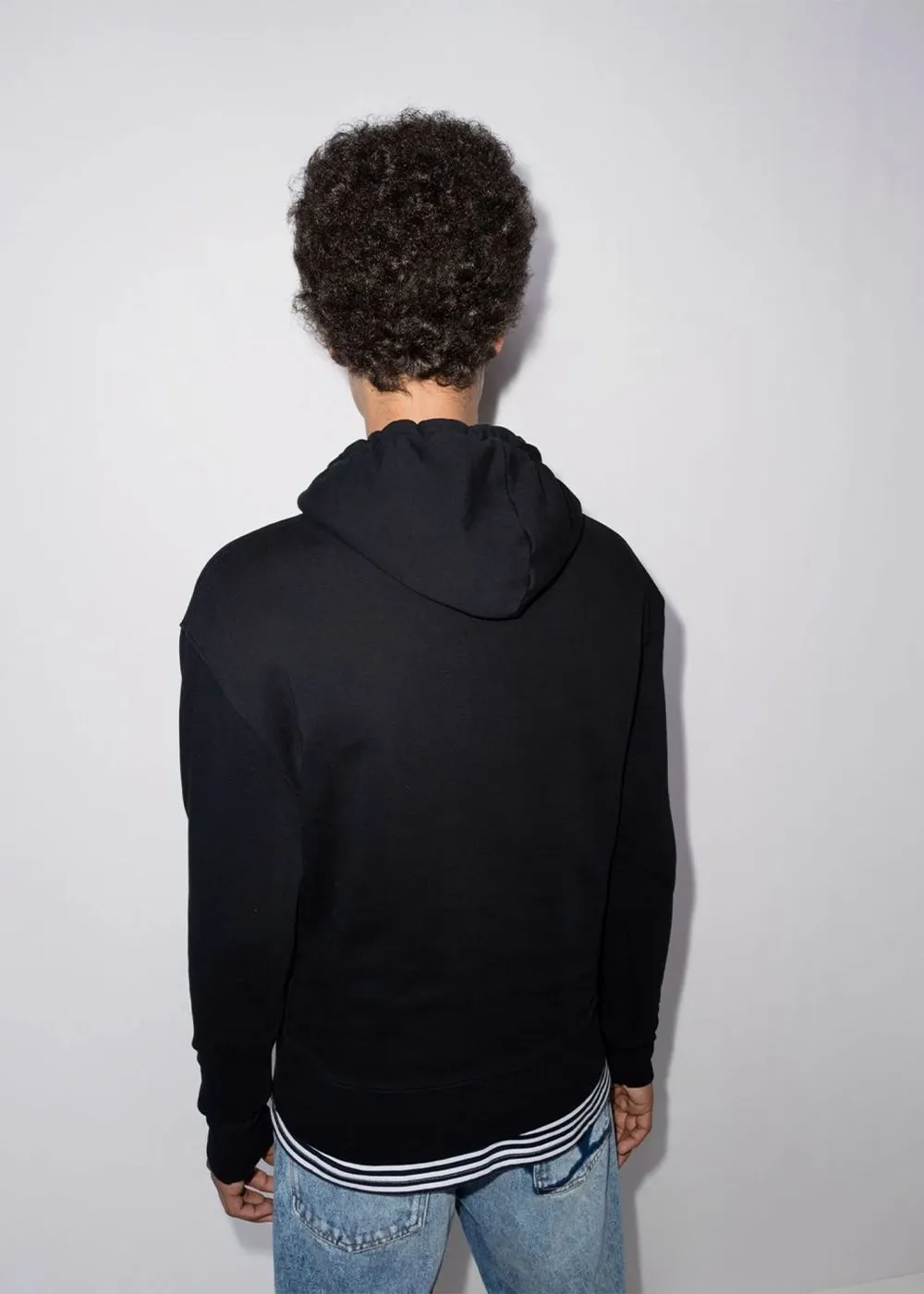 Black Chillax Fox Patch Classic Hoodie