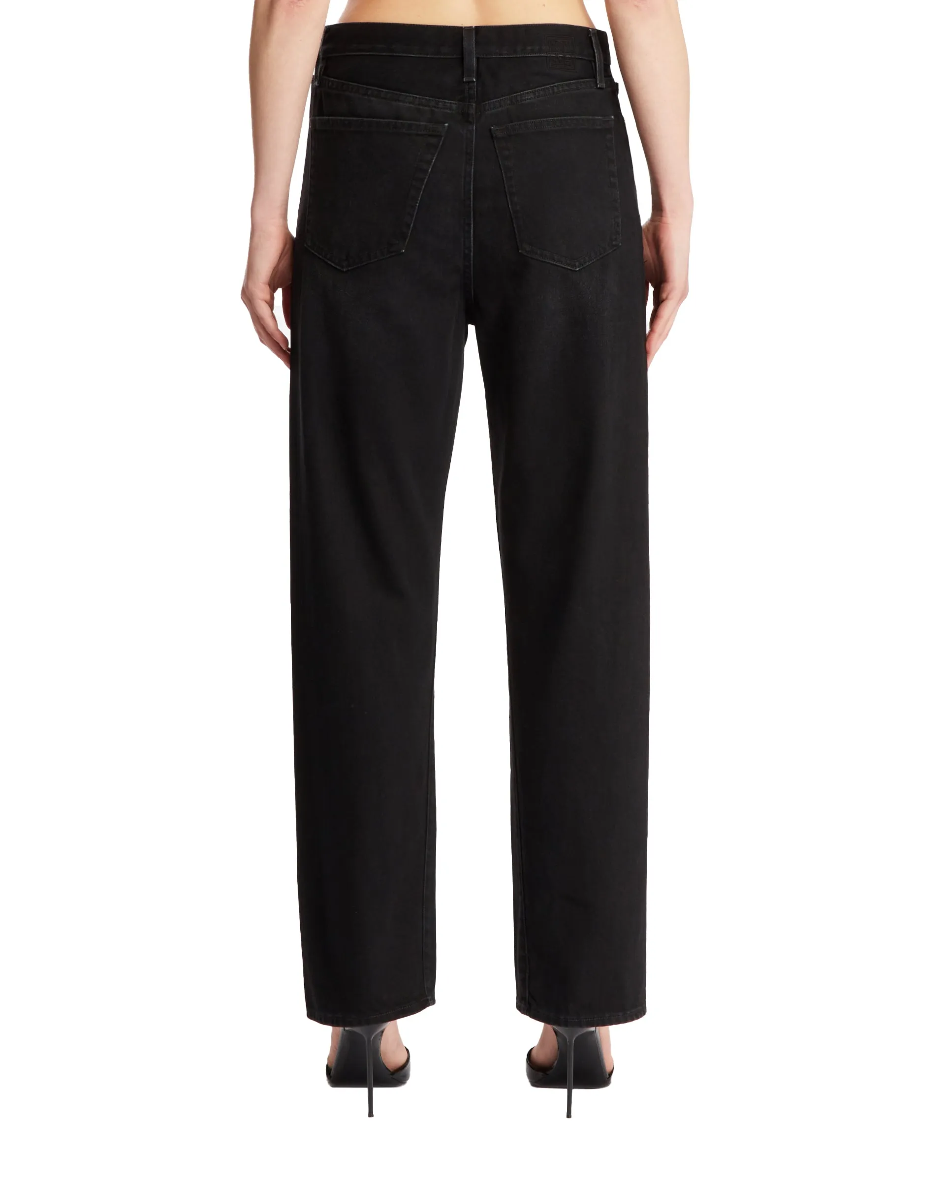 Black high-waist Jeans