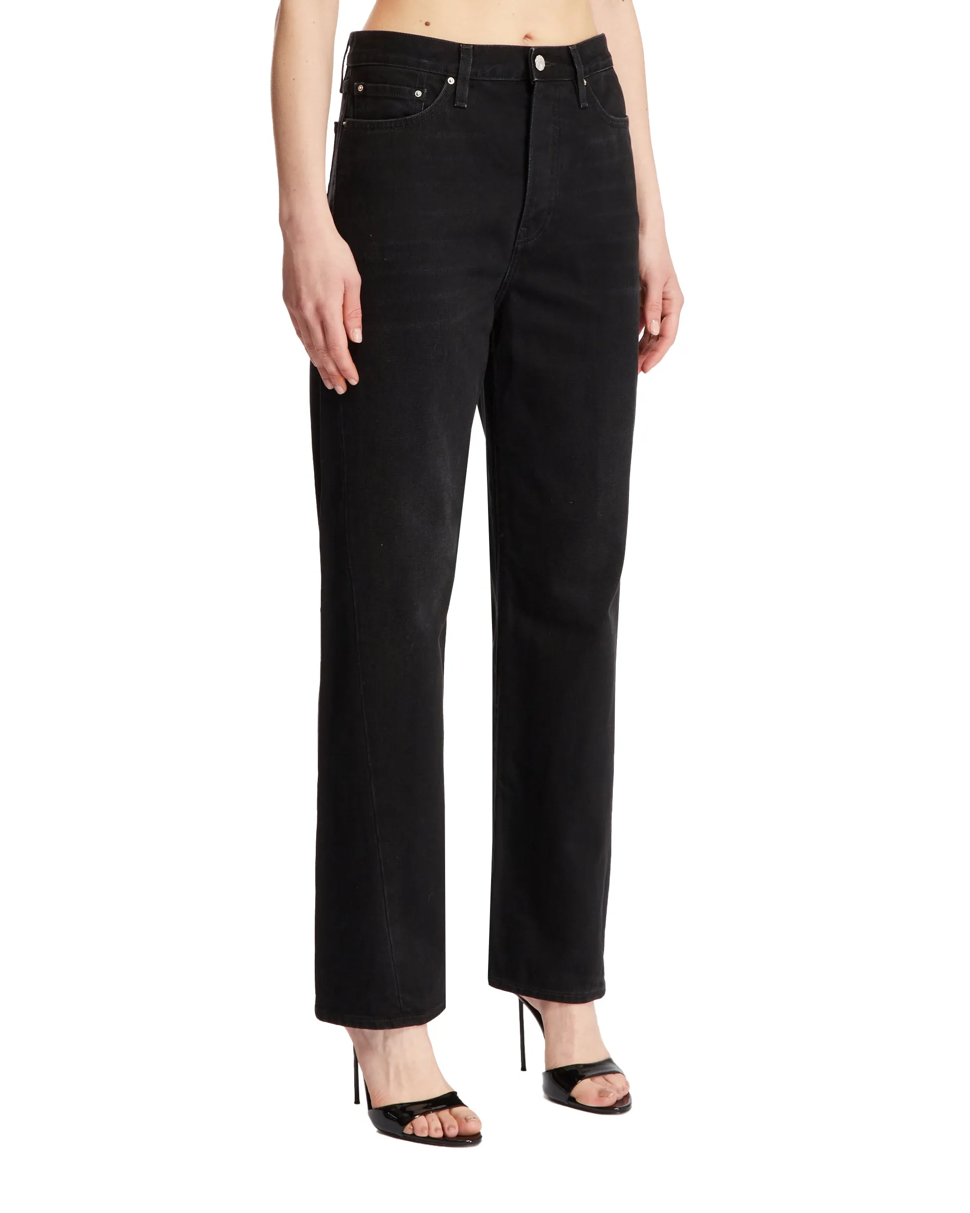Black high-waist Jeans