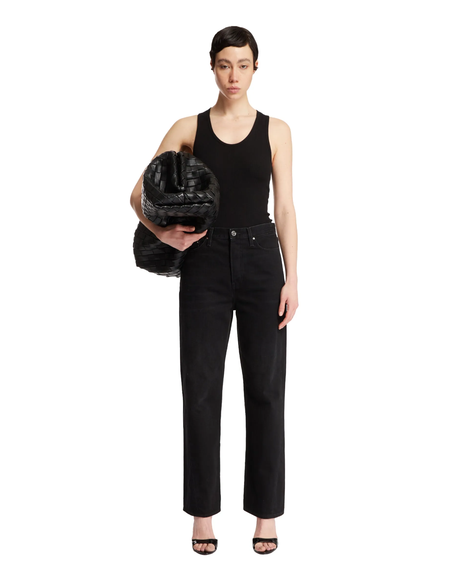 Black high-waist Jeans