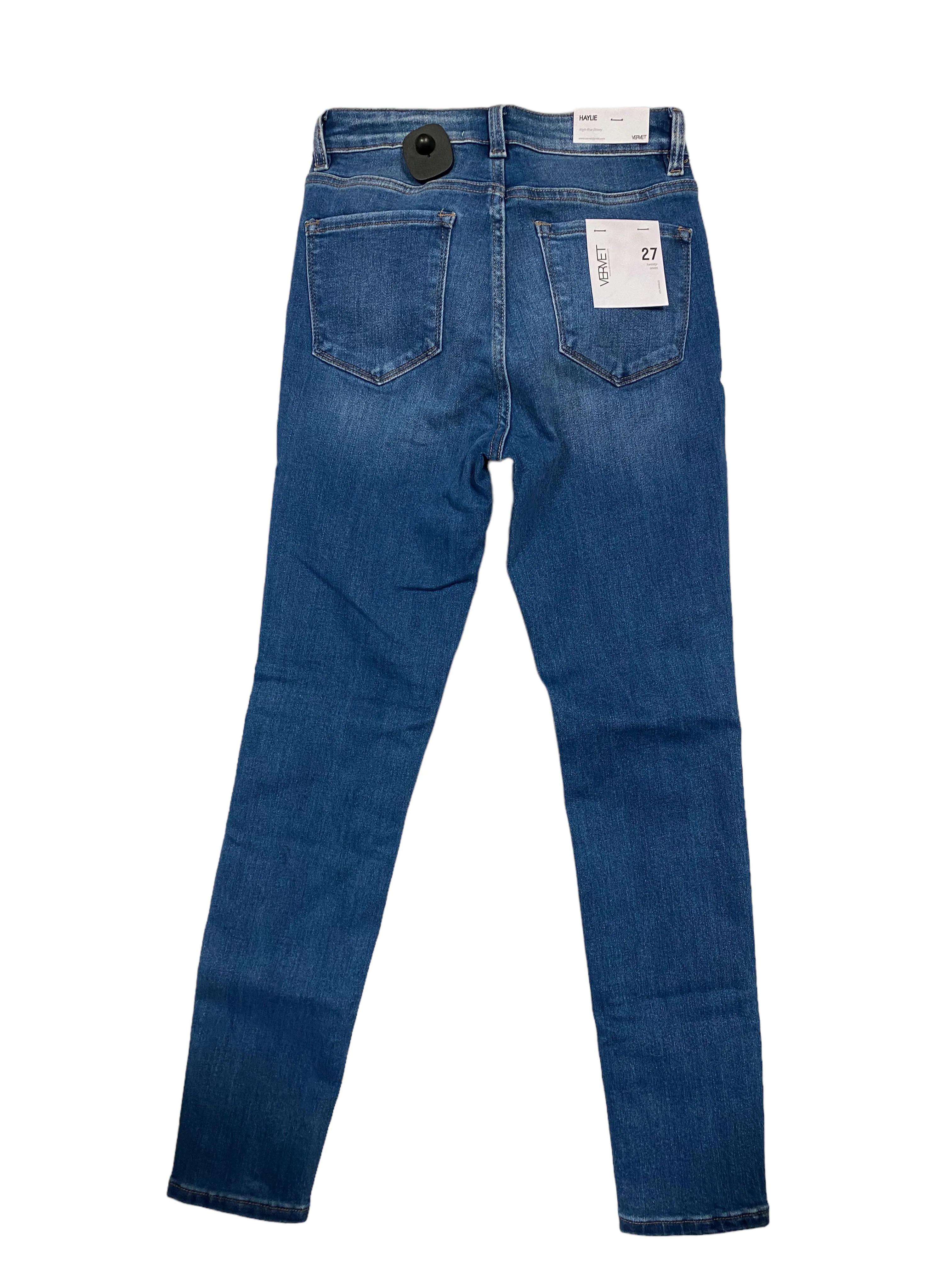 Blue Denim Jeans Skinny Vervet, Size 4