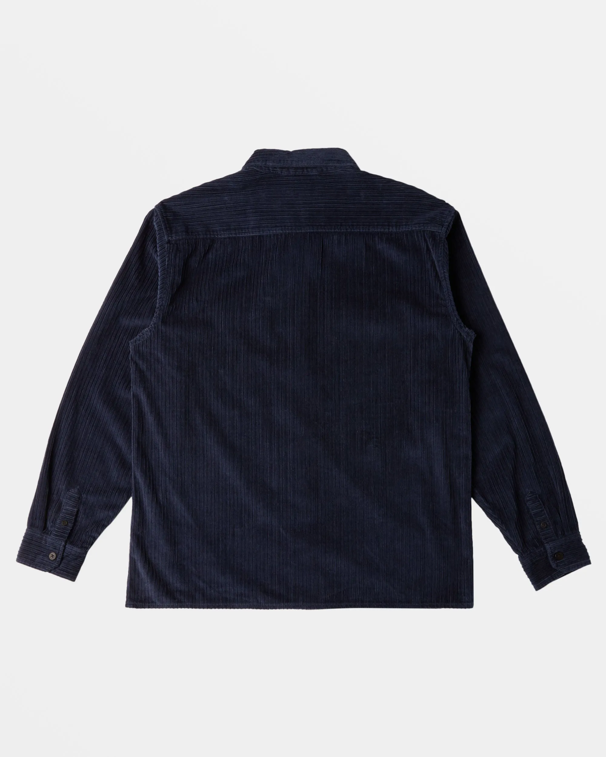 Bong Days Long Sleeve Cord Shirt - Dusty Navy