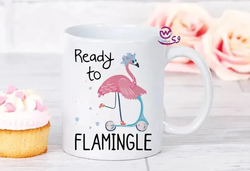 Custom Mugs-Ordinary -Flamingos