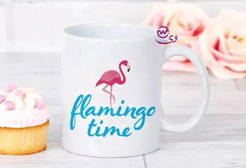 Custom Mugs-Ordinary -Flamingos