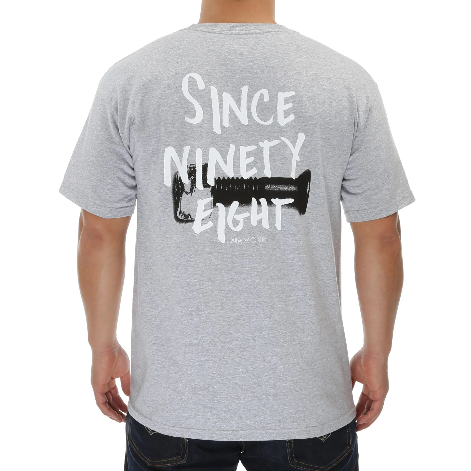 Diamond Bolt 98 Tee - Heather Grey