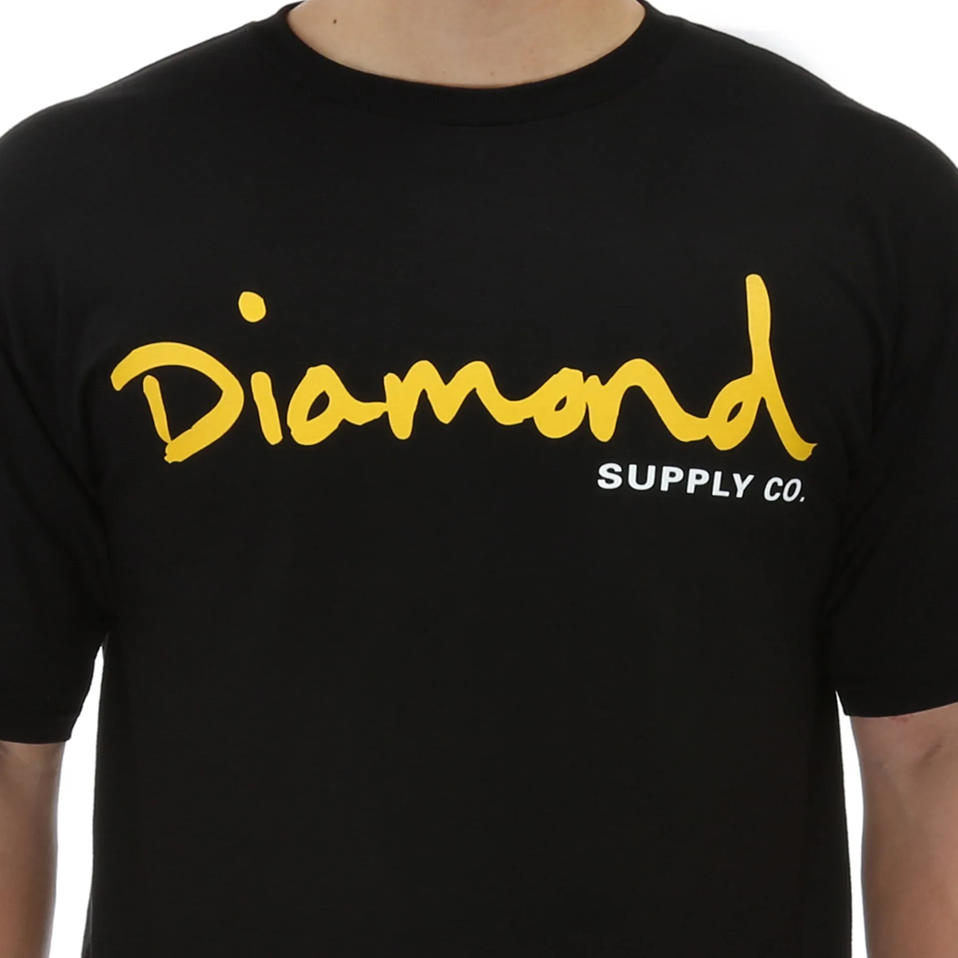 Diamond OG Script Tee - Black