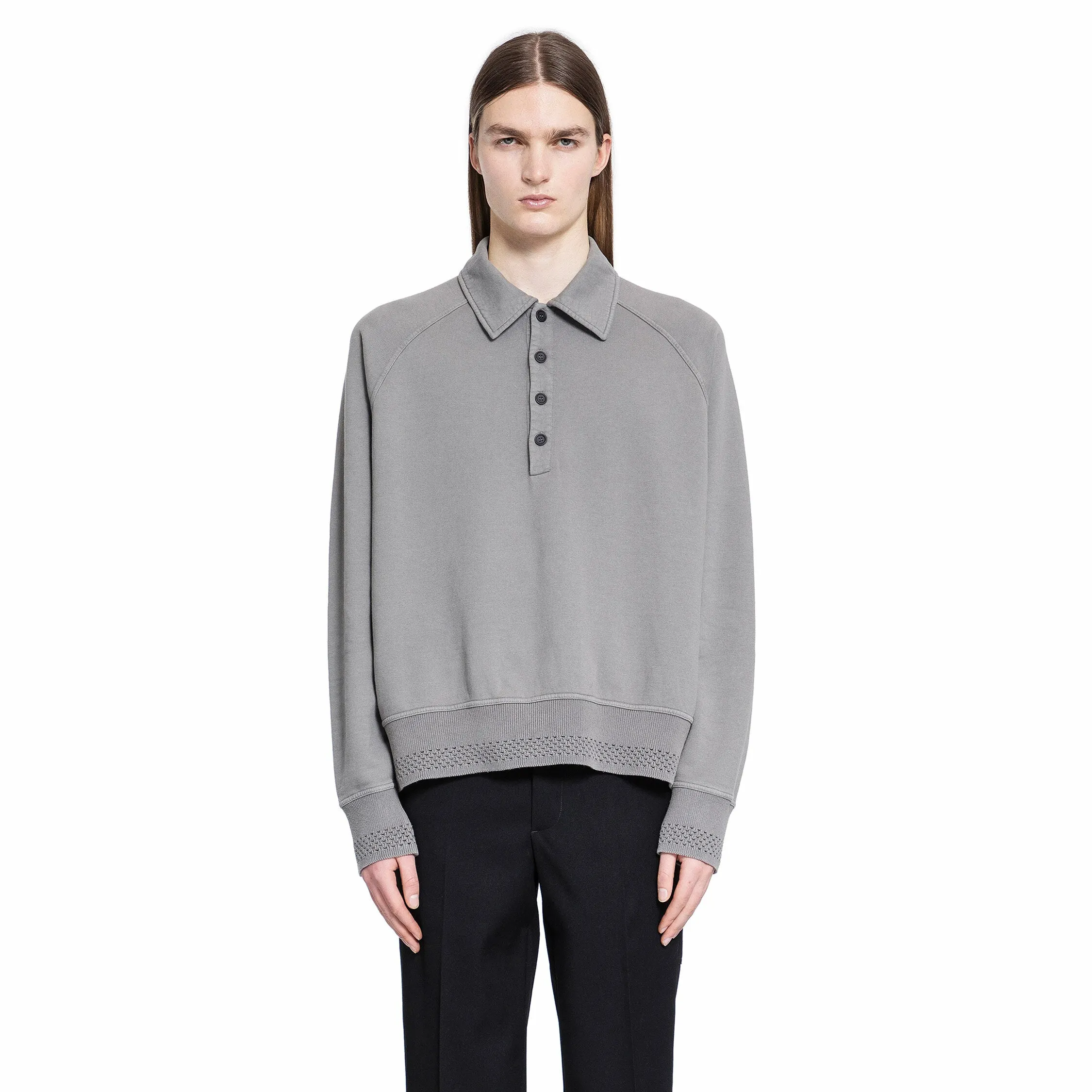 DIOMENE MAN GREY SWEATSHIRTS
