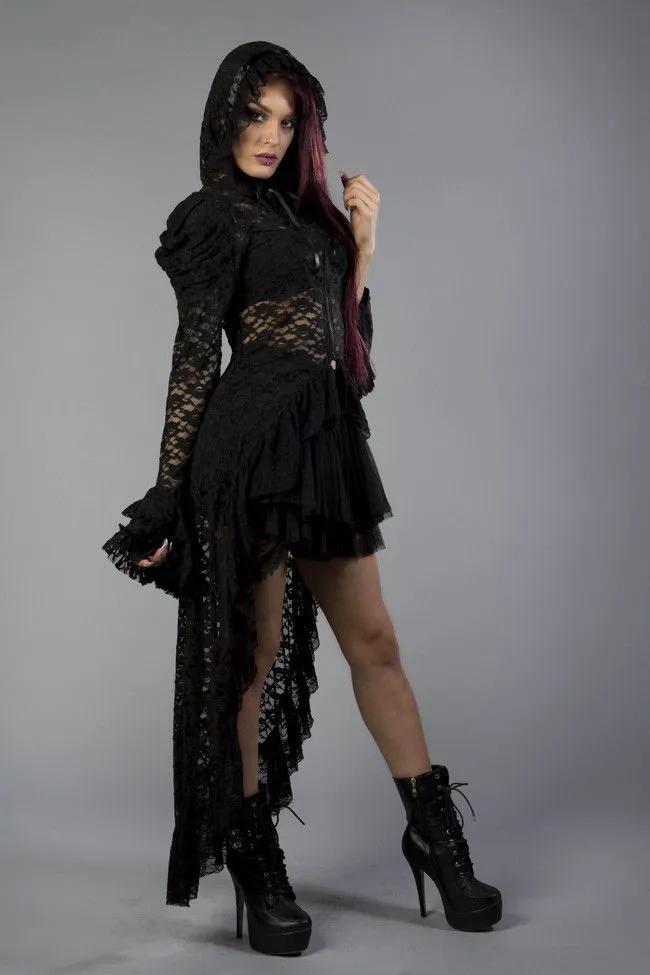 Dorothy Hooded Jacket In Lace
