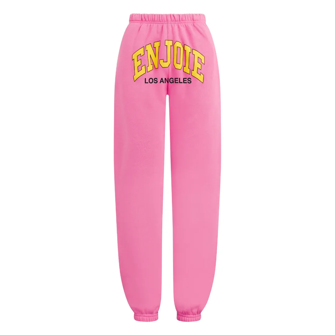 Enjoie LA Sweatpants (Unisex-Pink)