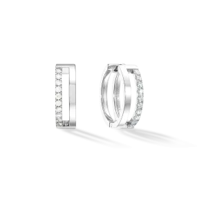 Eternal Unity Hoops silver-crystal