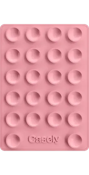 Grippy | Pink Silicone Suction Phone Mount with MagSafe