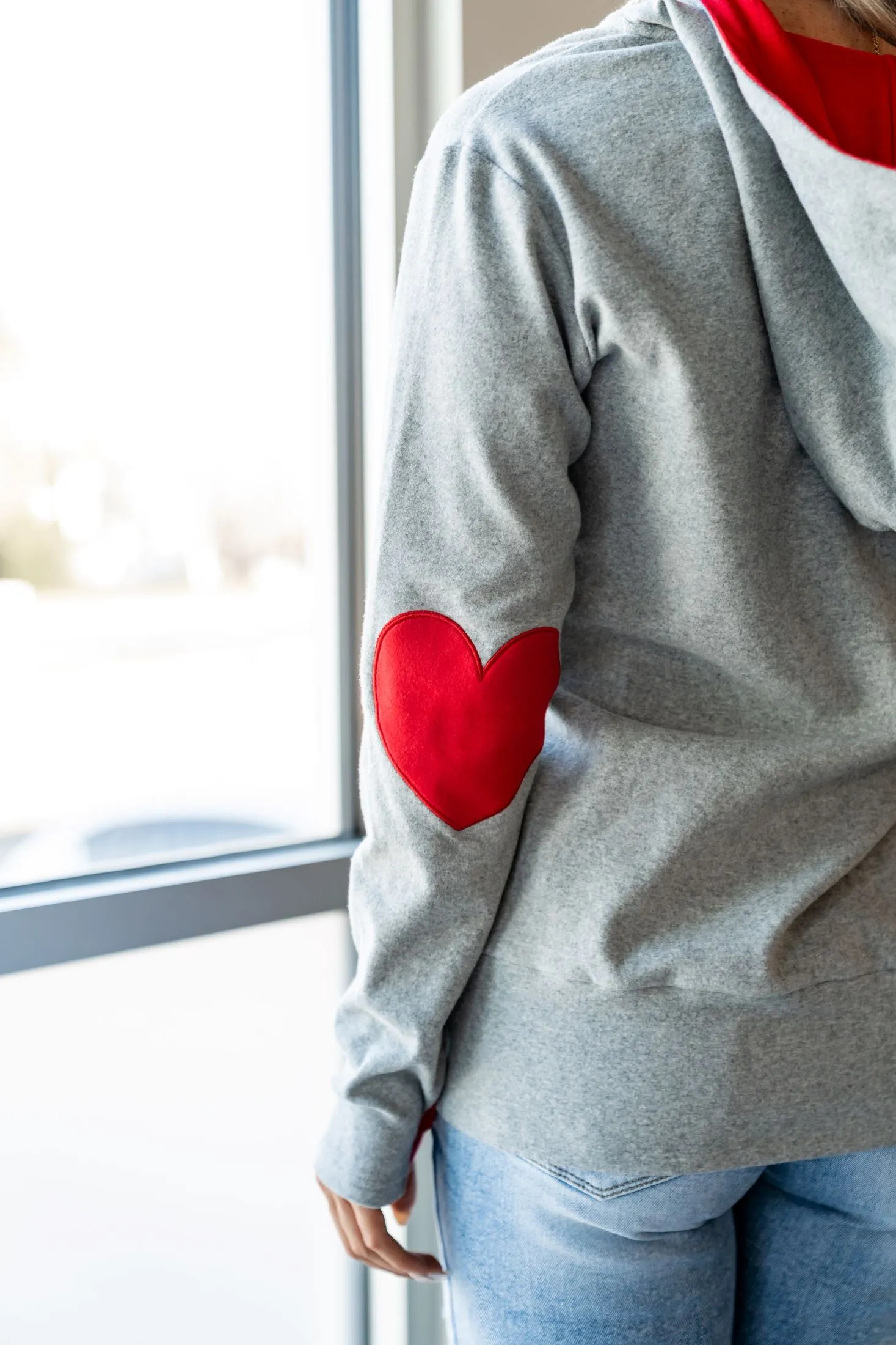 HalfZip Hoodie - Heart Elbow