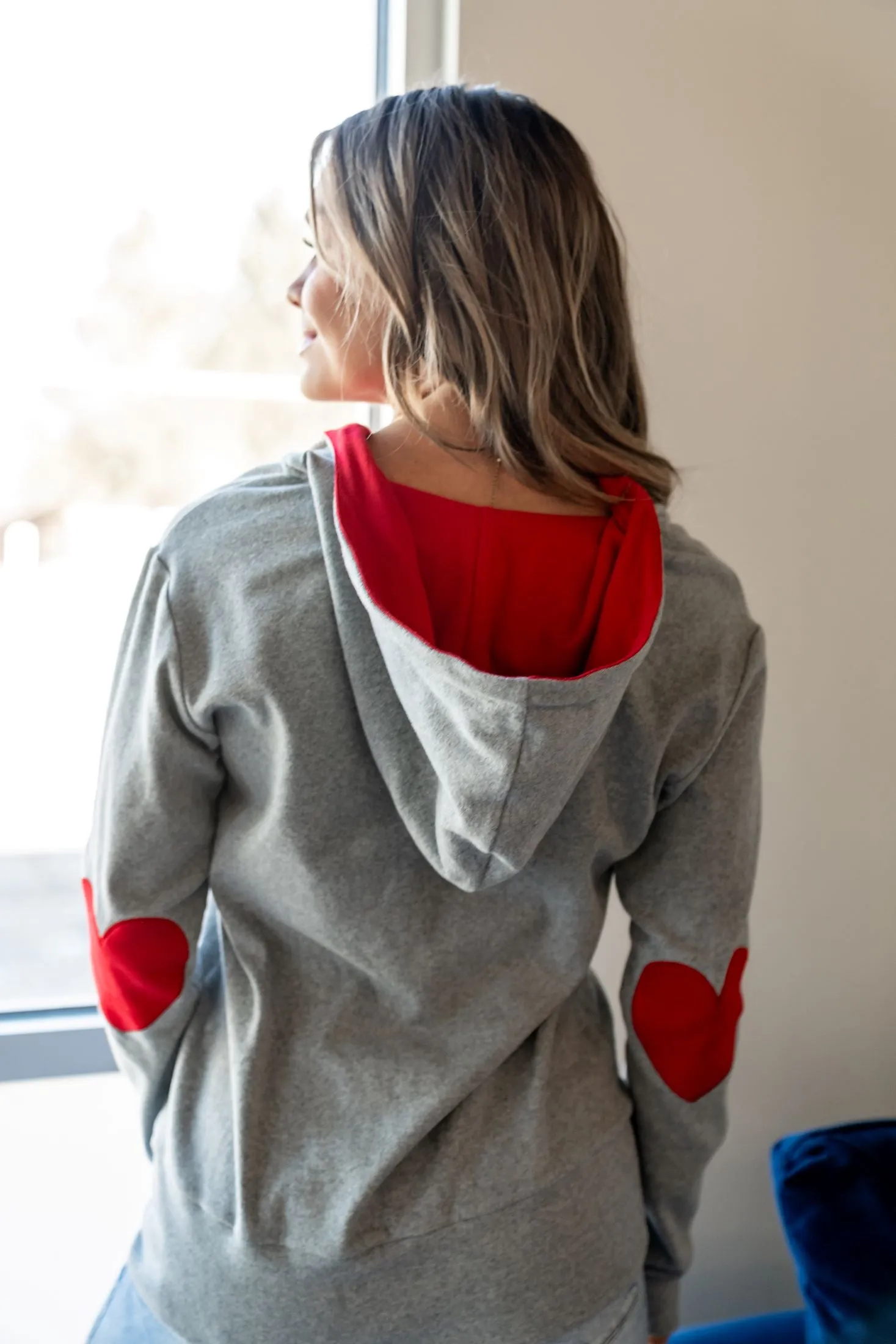 HalfZip Hoodie - Heart Elbow