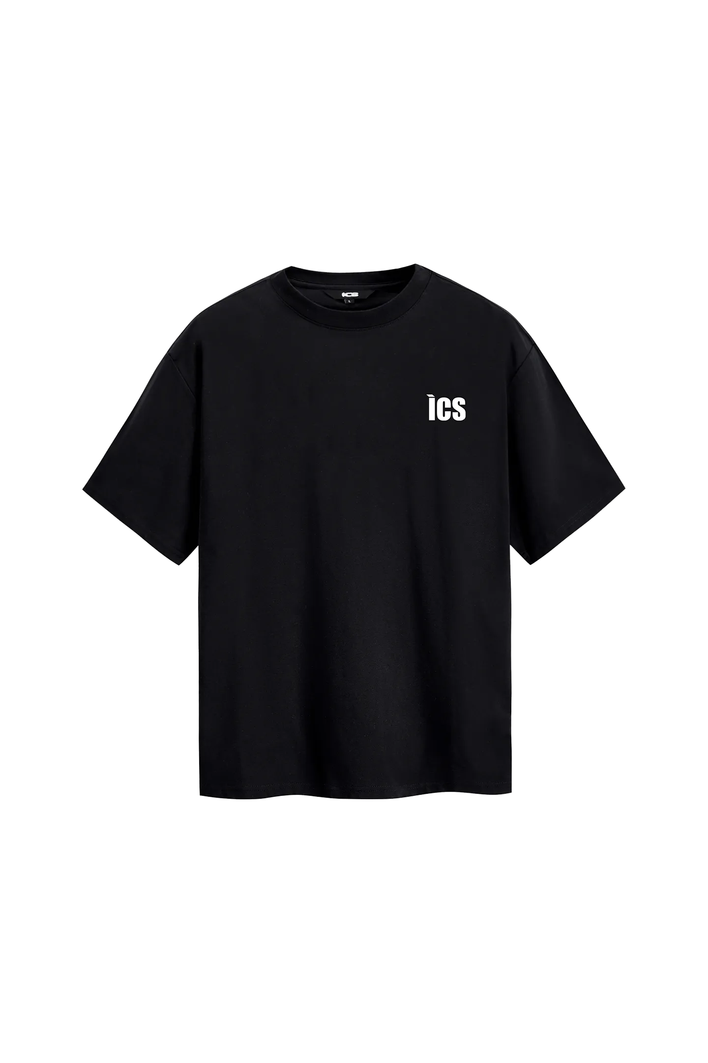 ICS Contrast Color Slogan T-shirt