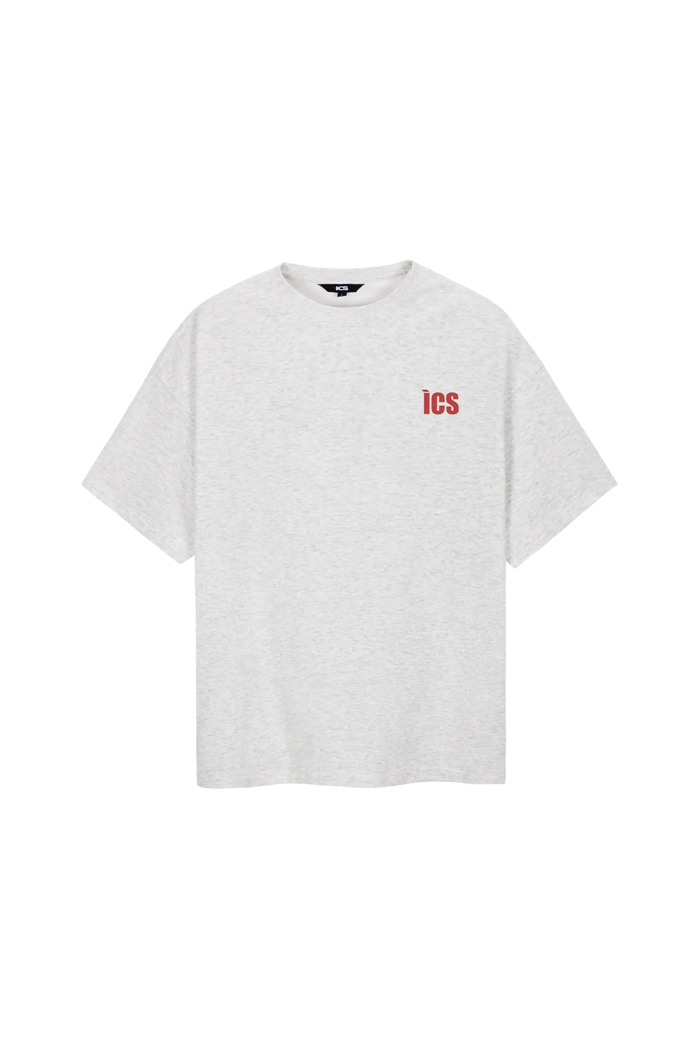 ICS Contrast Color Slogan T-shirt