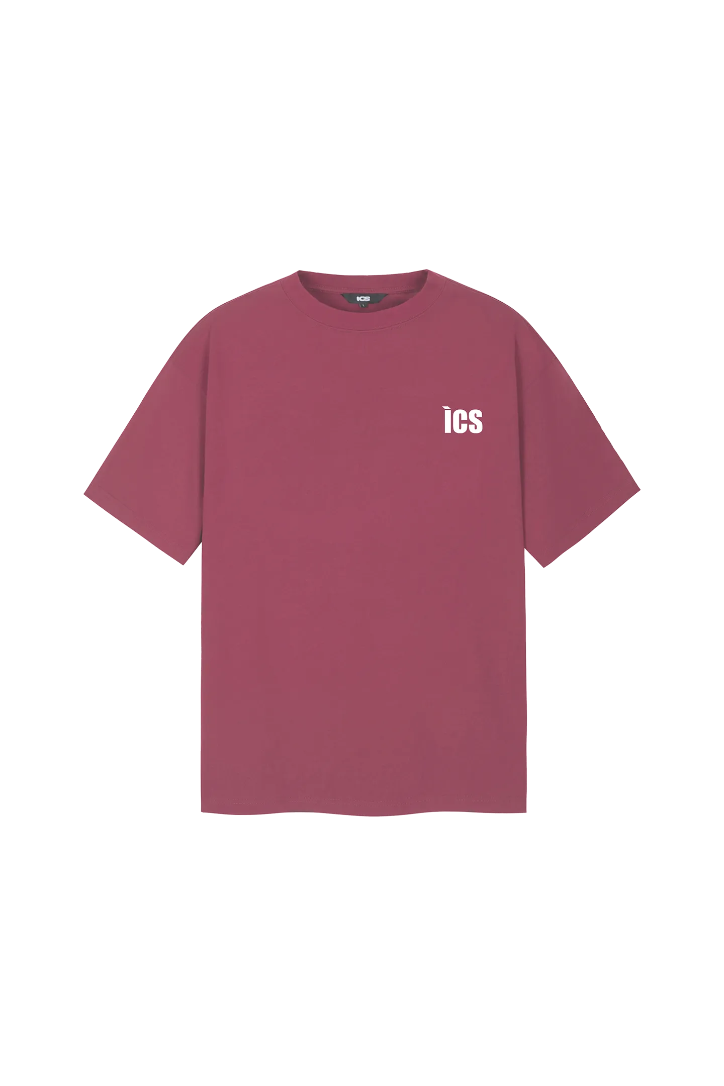 ICS Contrast Color Slogan T-shirt