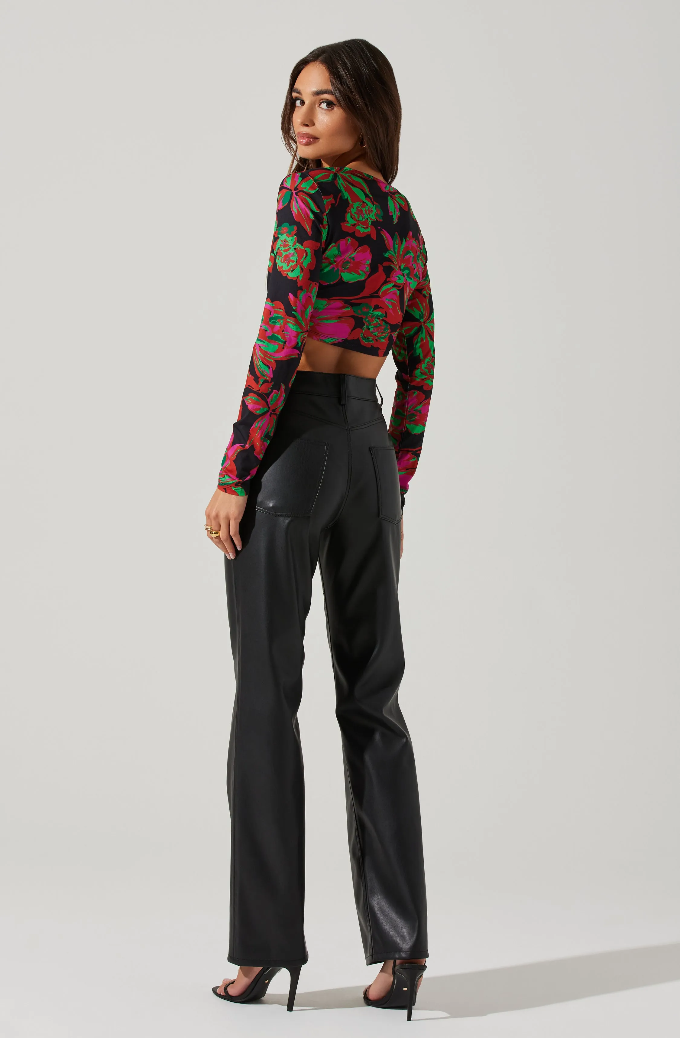 Kiara O-Ring Cutout Long Sleeve Bodysuit