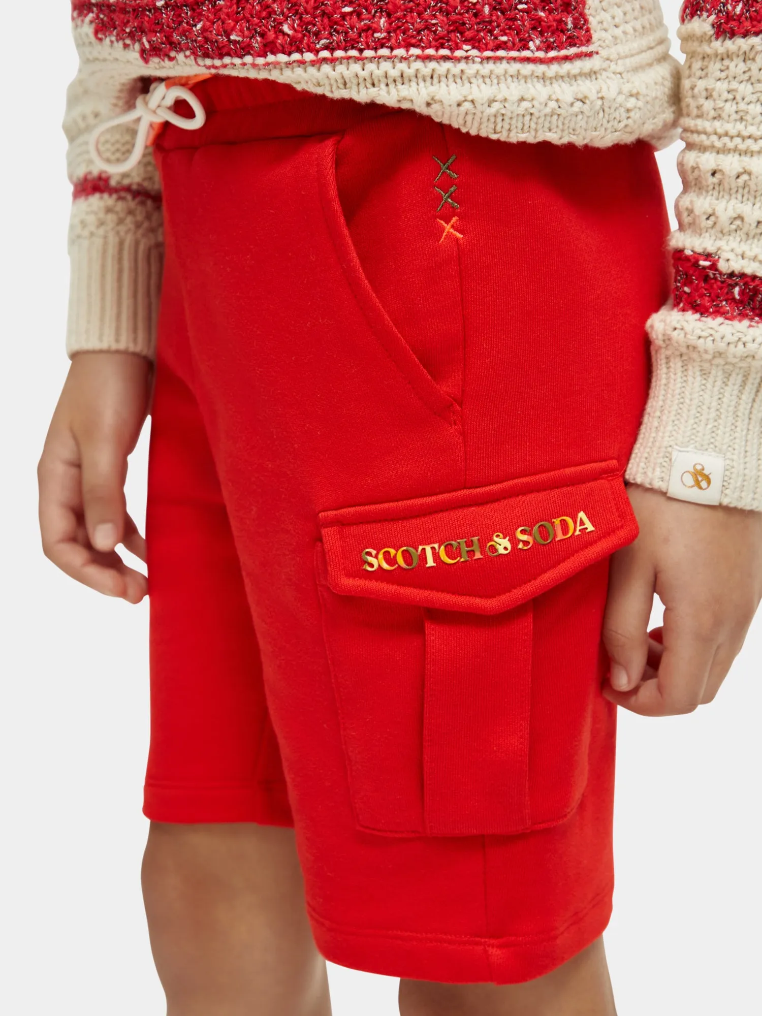 Kids - Cargo sweatshorts