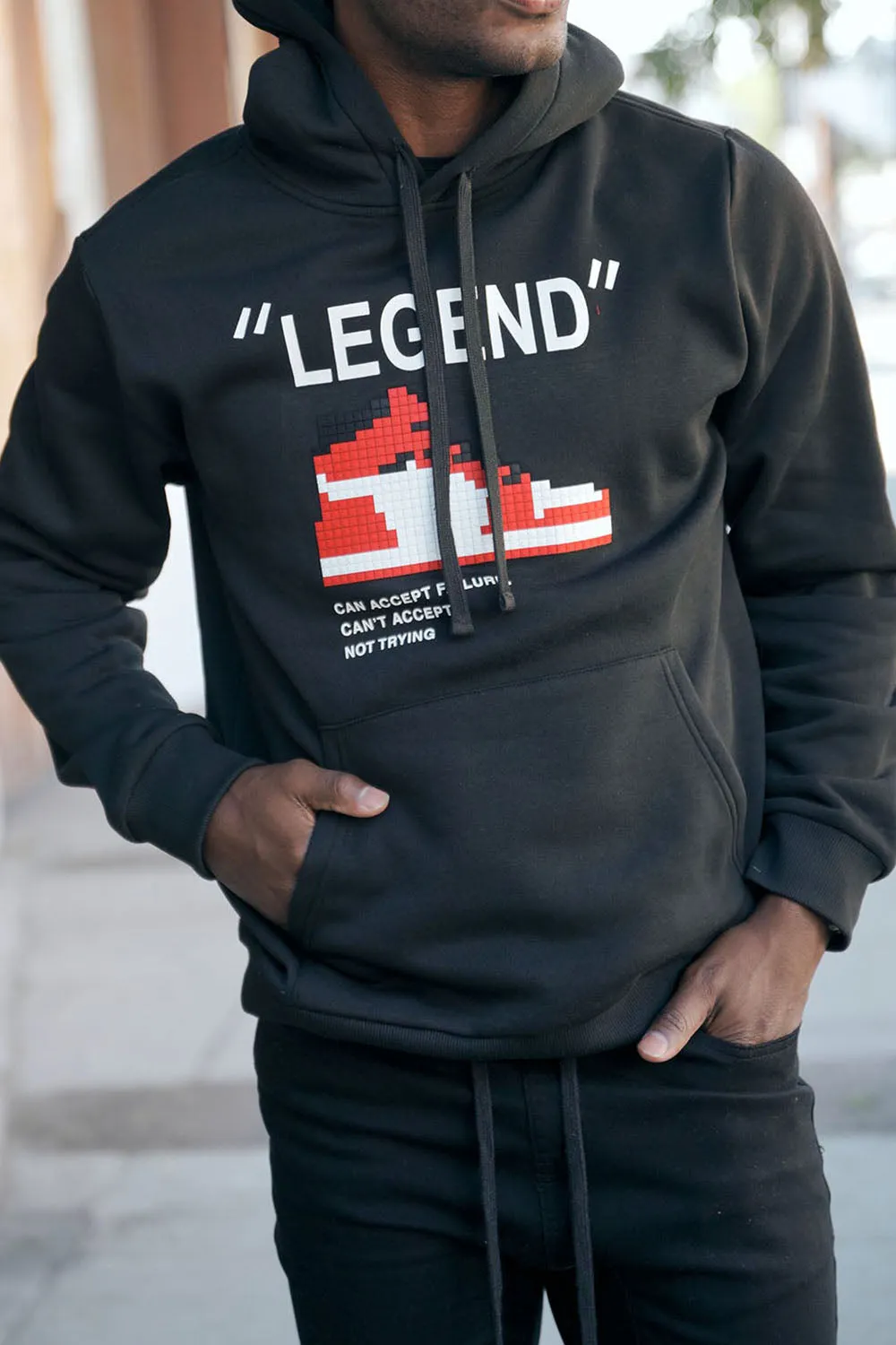 Legend Pixel Shoe Fleece Hoodie