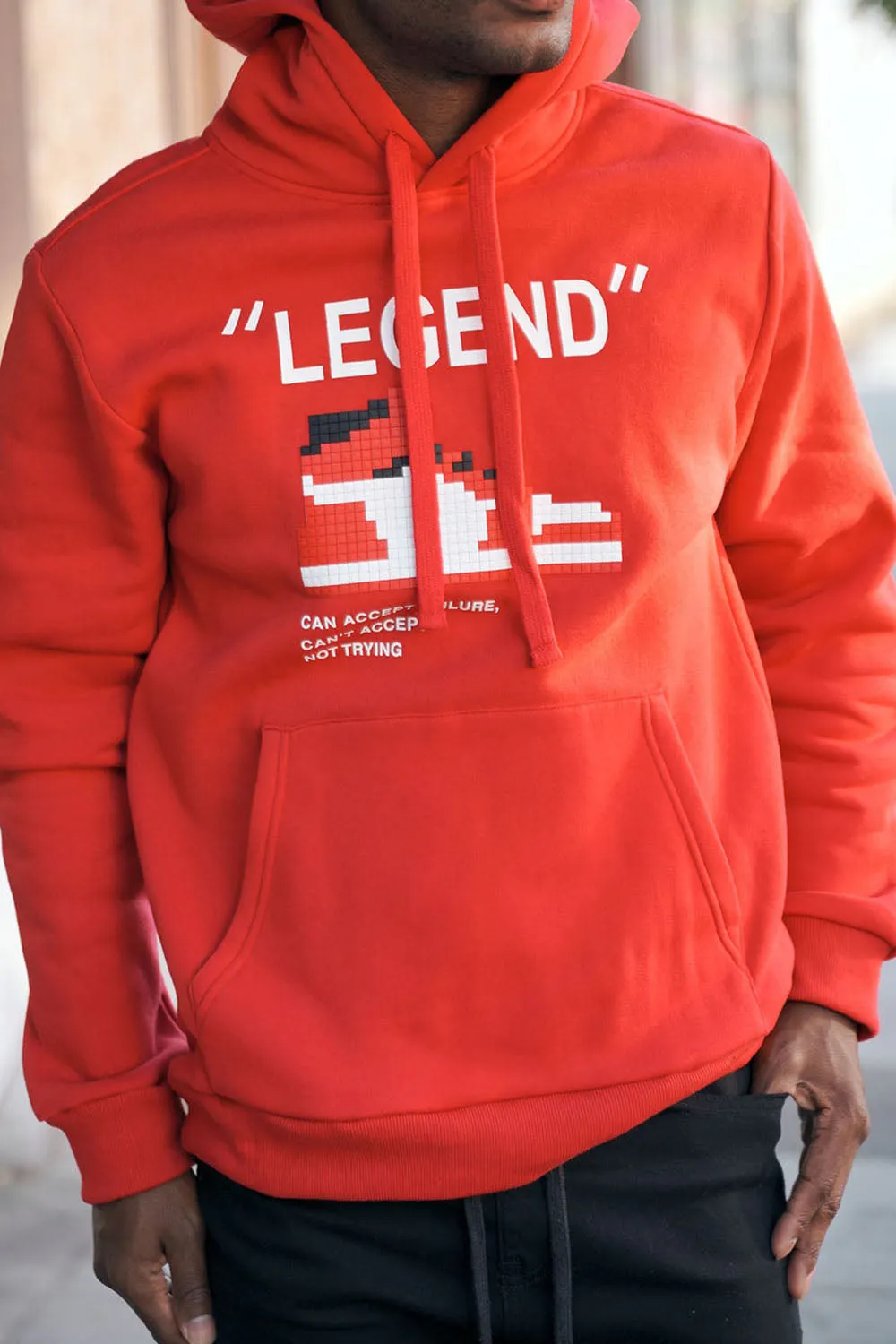 Legend Pixel Shoe Fleece Hoodie