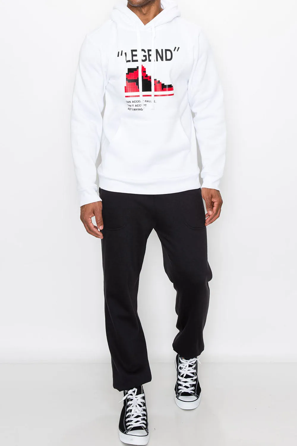 Legend Pixel Shoe Fleece Hoodie