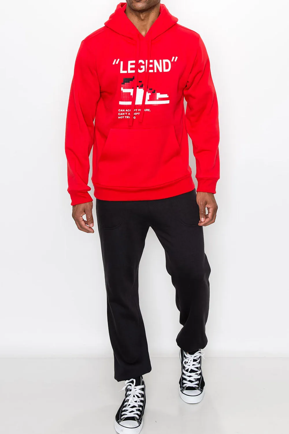 Legend Pixel Shoe Fleece Hoodie