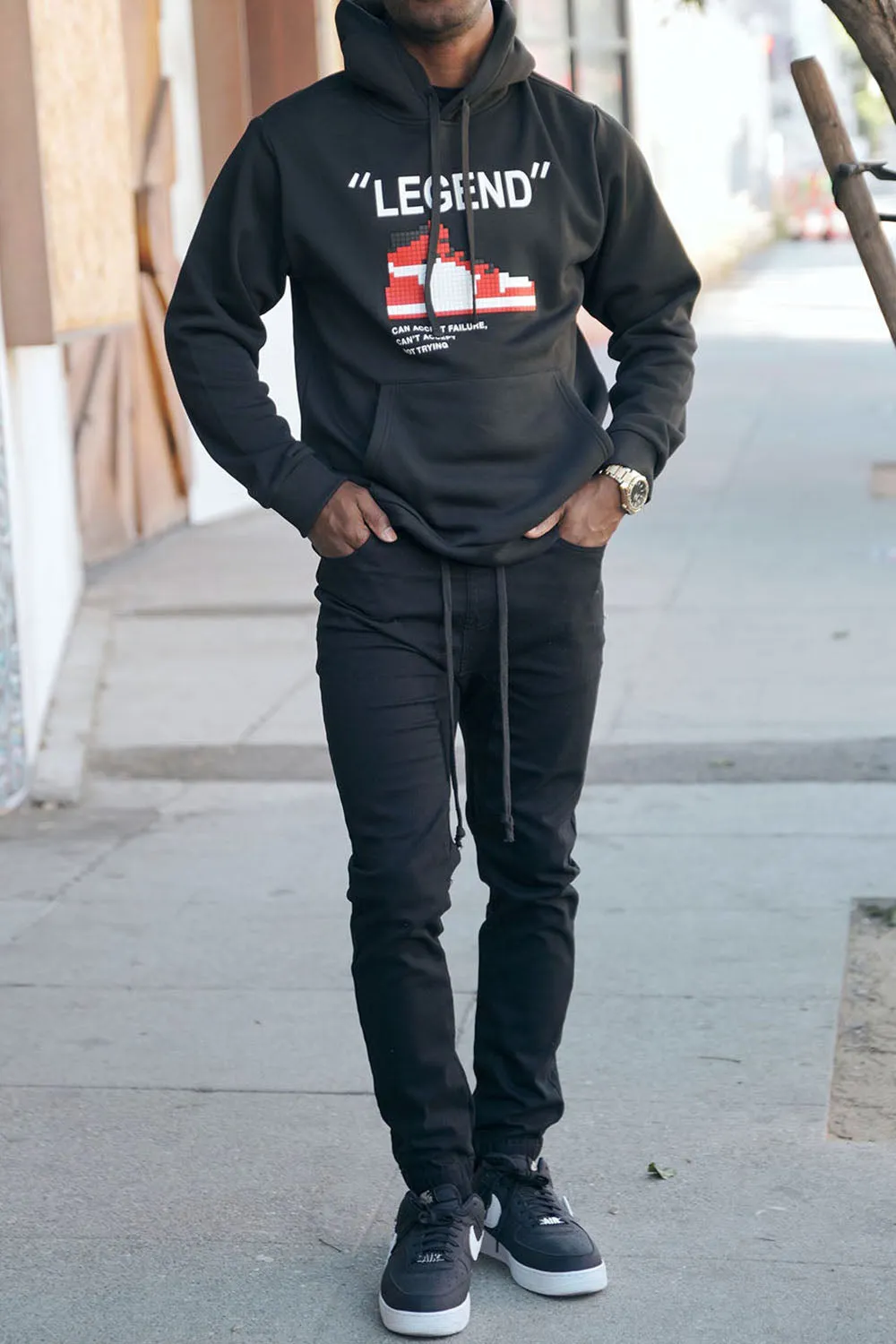 Legend Pixel Shoe Fleece Hoodie