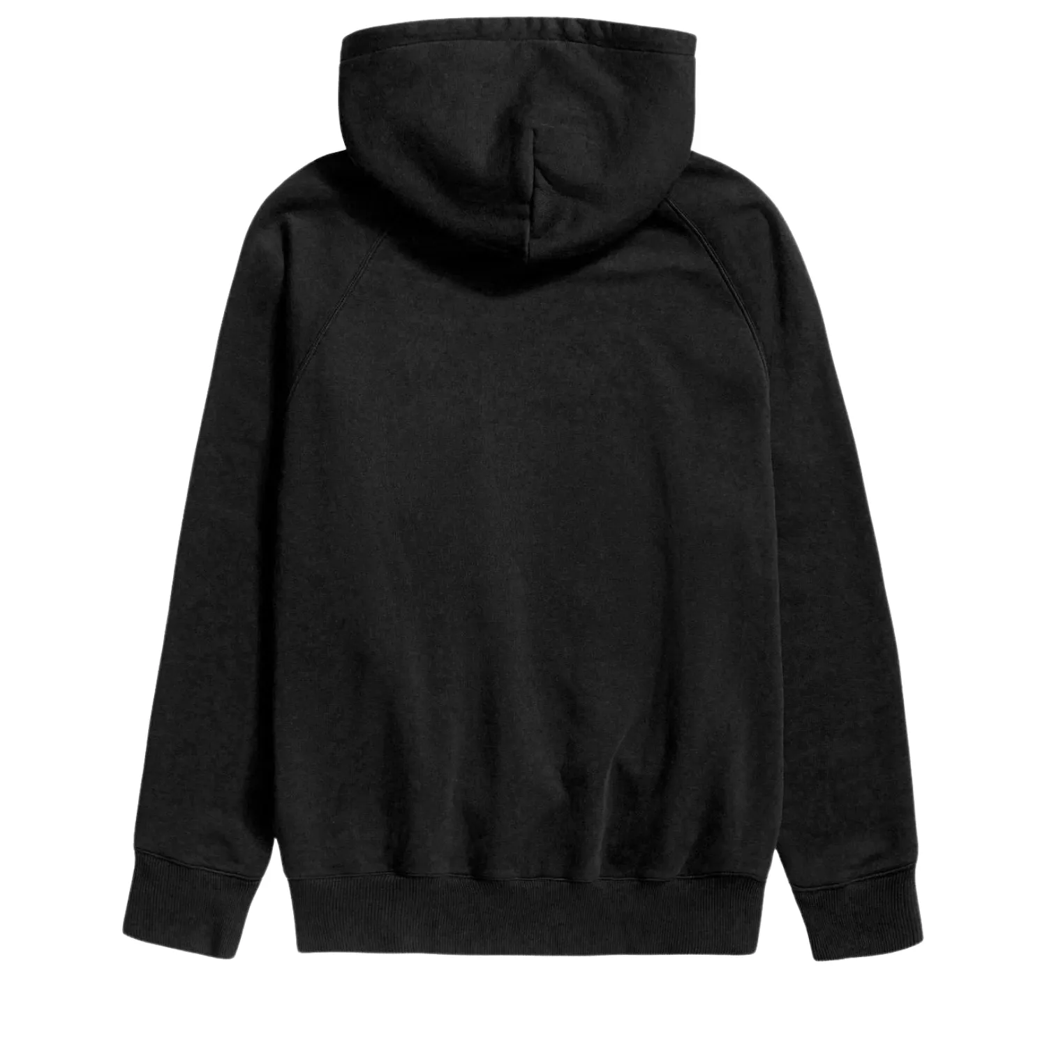 Marten Relaxed Organic Raglan N Patch Hoodie - Black