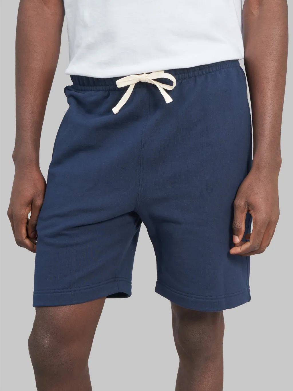 Merz b. Schwanen 356 12oz Loopwheeled Classic Fit Sweat Shorts Ink Blue