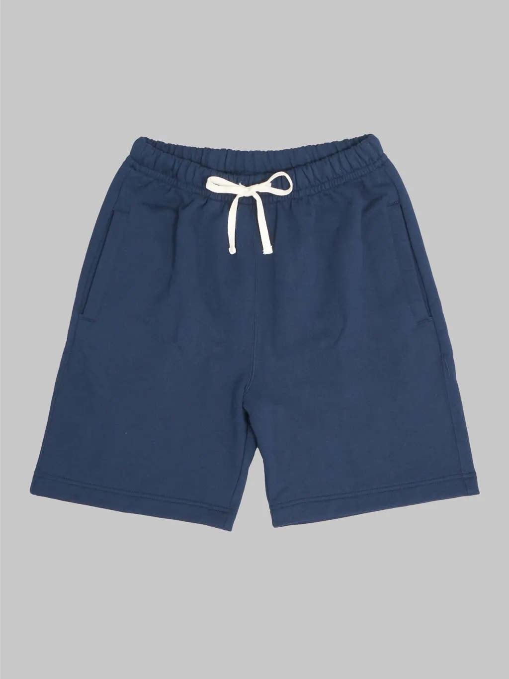 Merz b. Schwanen 356 12oz Loopwheeled Classic Fit Sweat Shorts Ink Blue