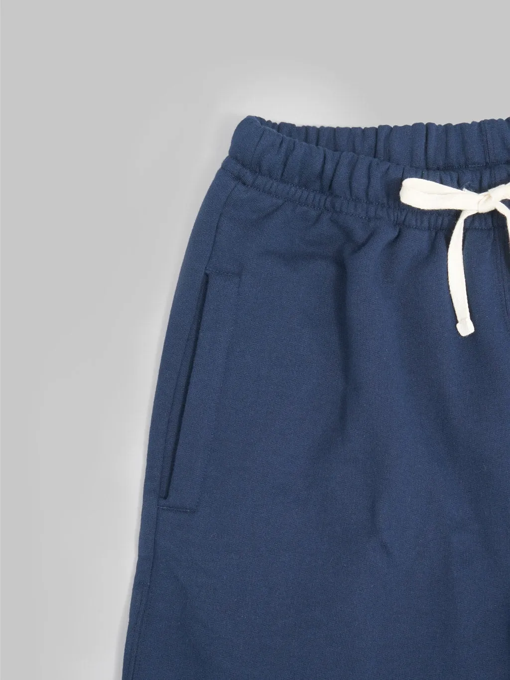 Merz b. Schwanen 356 12oz Loopwheeled Classic Fit Sweat Shorts Ink Blue