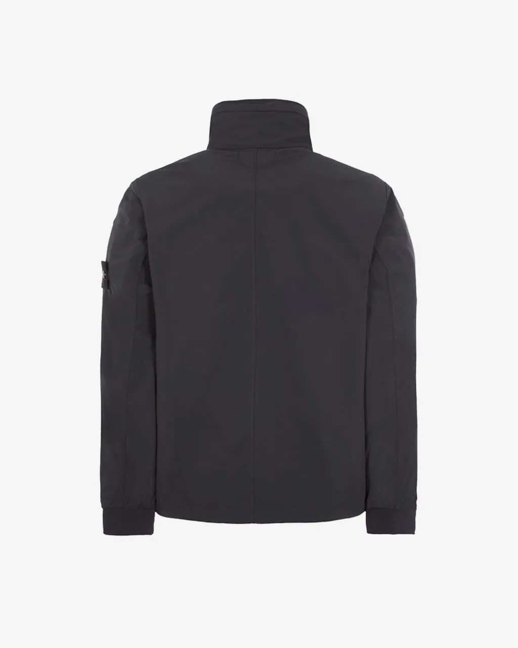Micro Twill Hooded Jacket Black
