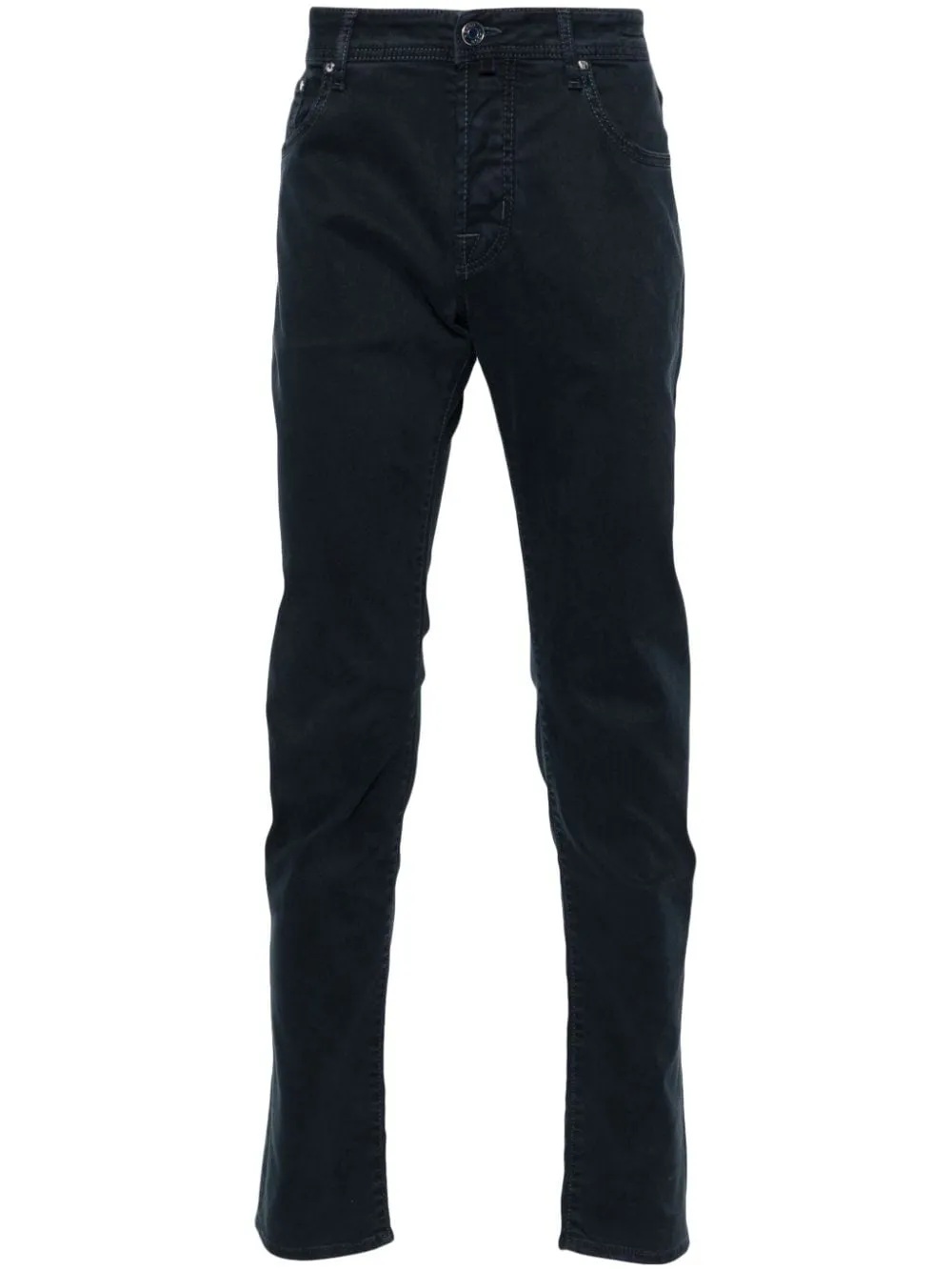 NAVY BLUE TAPERED JEANS