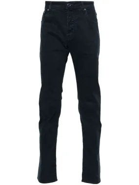 NAVY BLUE TAPERED JEANS