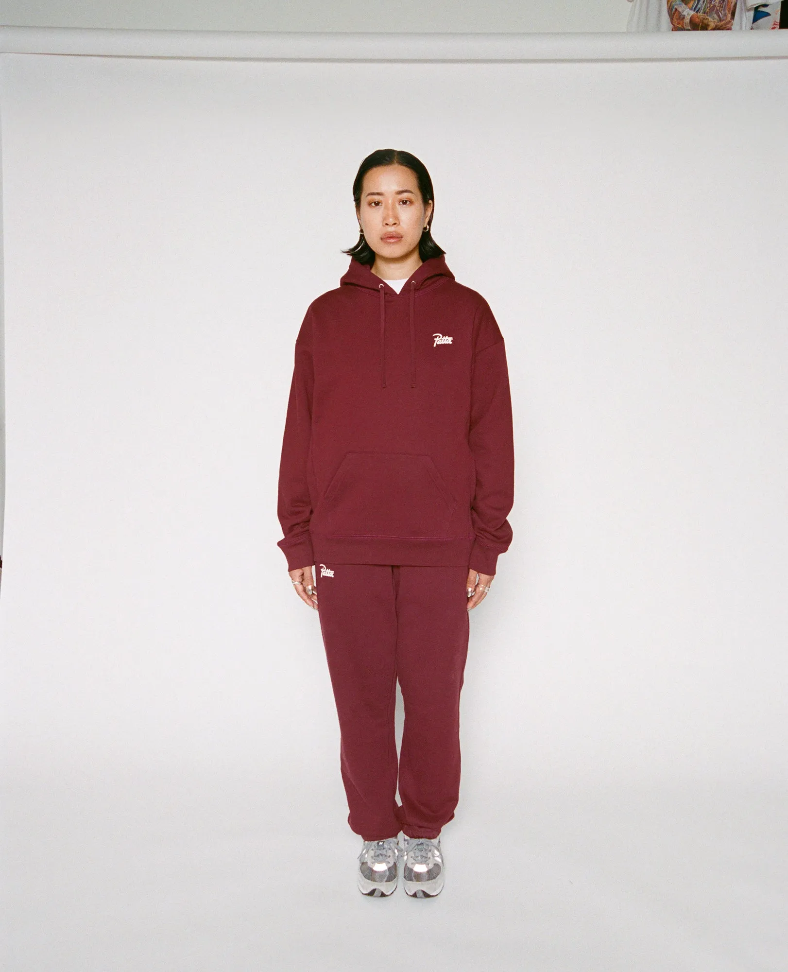 Patta Basic Hooded Sweater (Tawny Port)