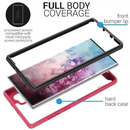 Protection Series Case with Built-in Screen Protector - Samsung Galaxy Note 10  and Note 10 5G (2019) - Rose Gold