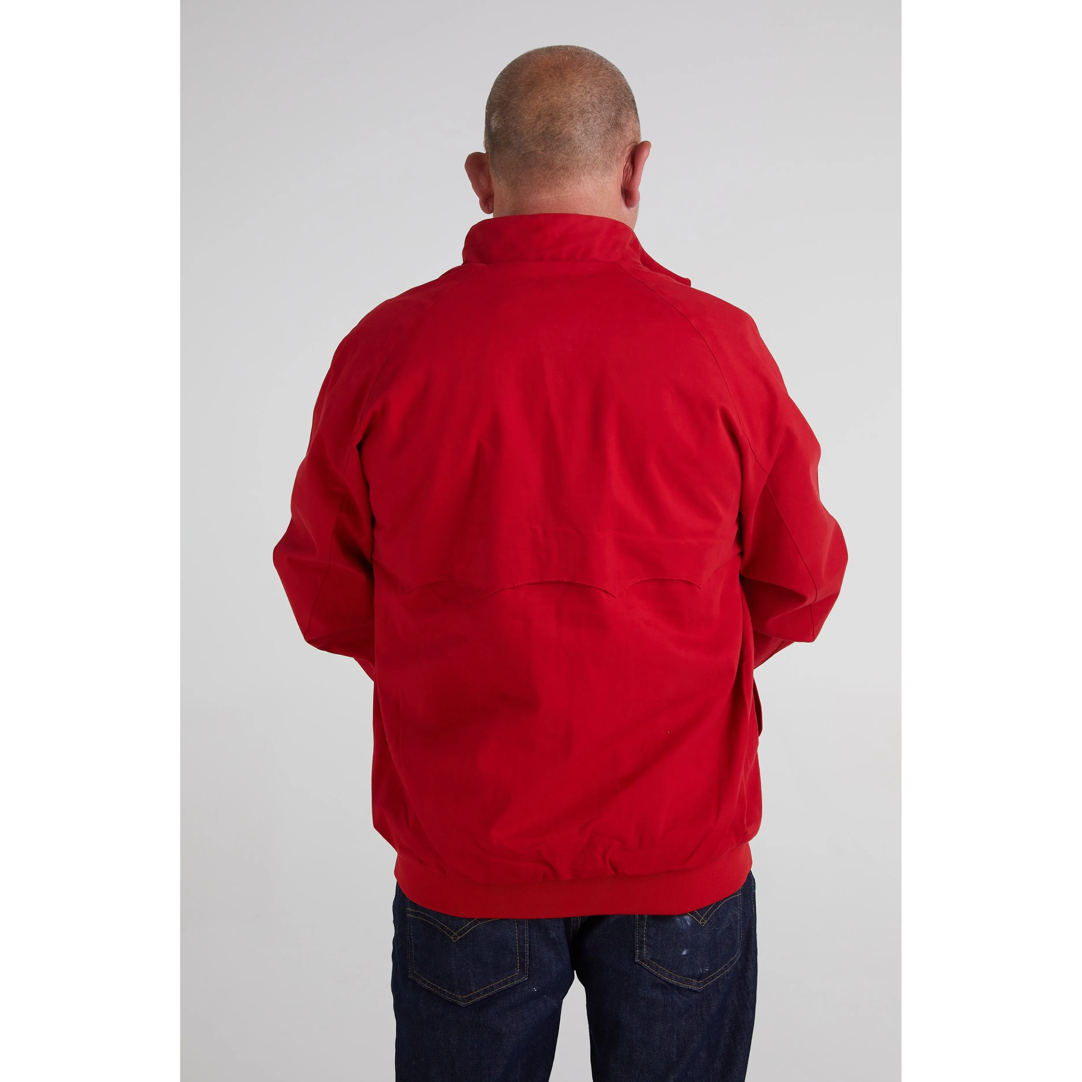 Real Hoxton - Men's Cherry Red - Harrington Jacket